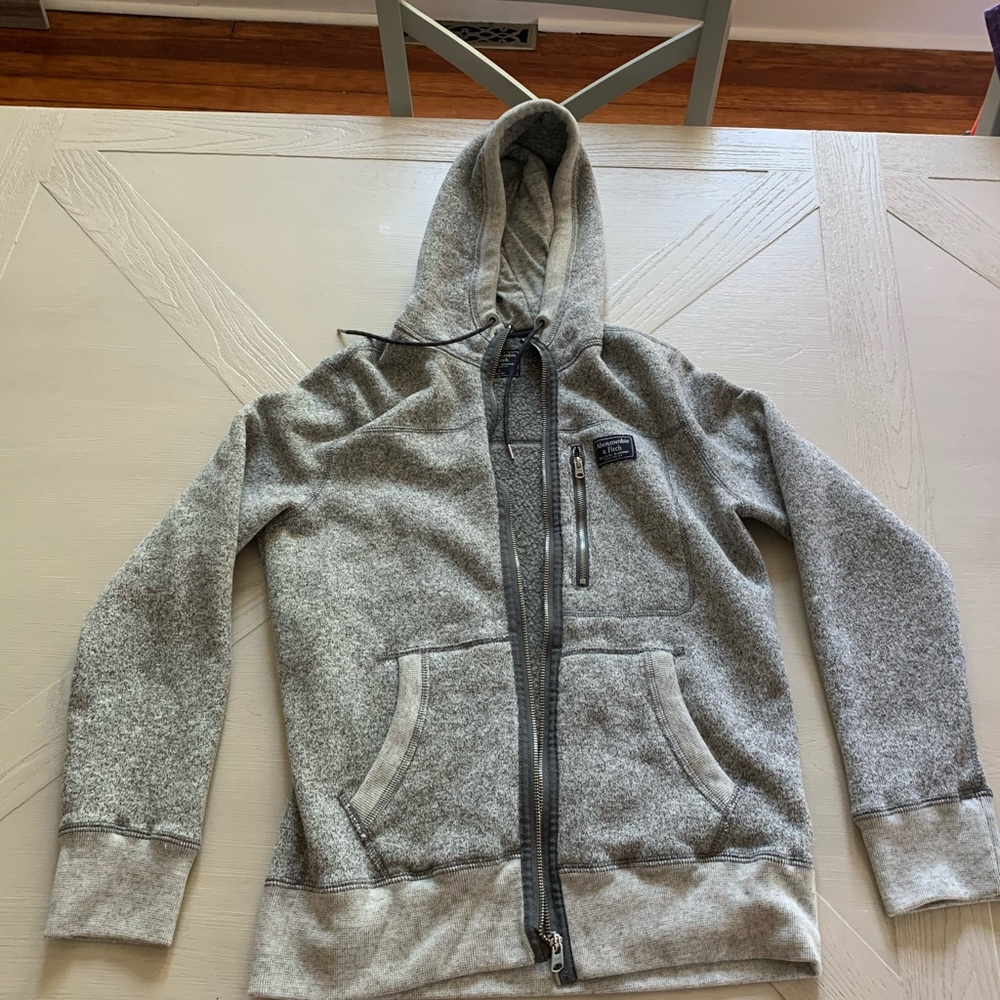 Gray Zip Up Hoodie NWOT